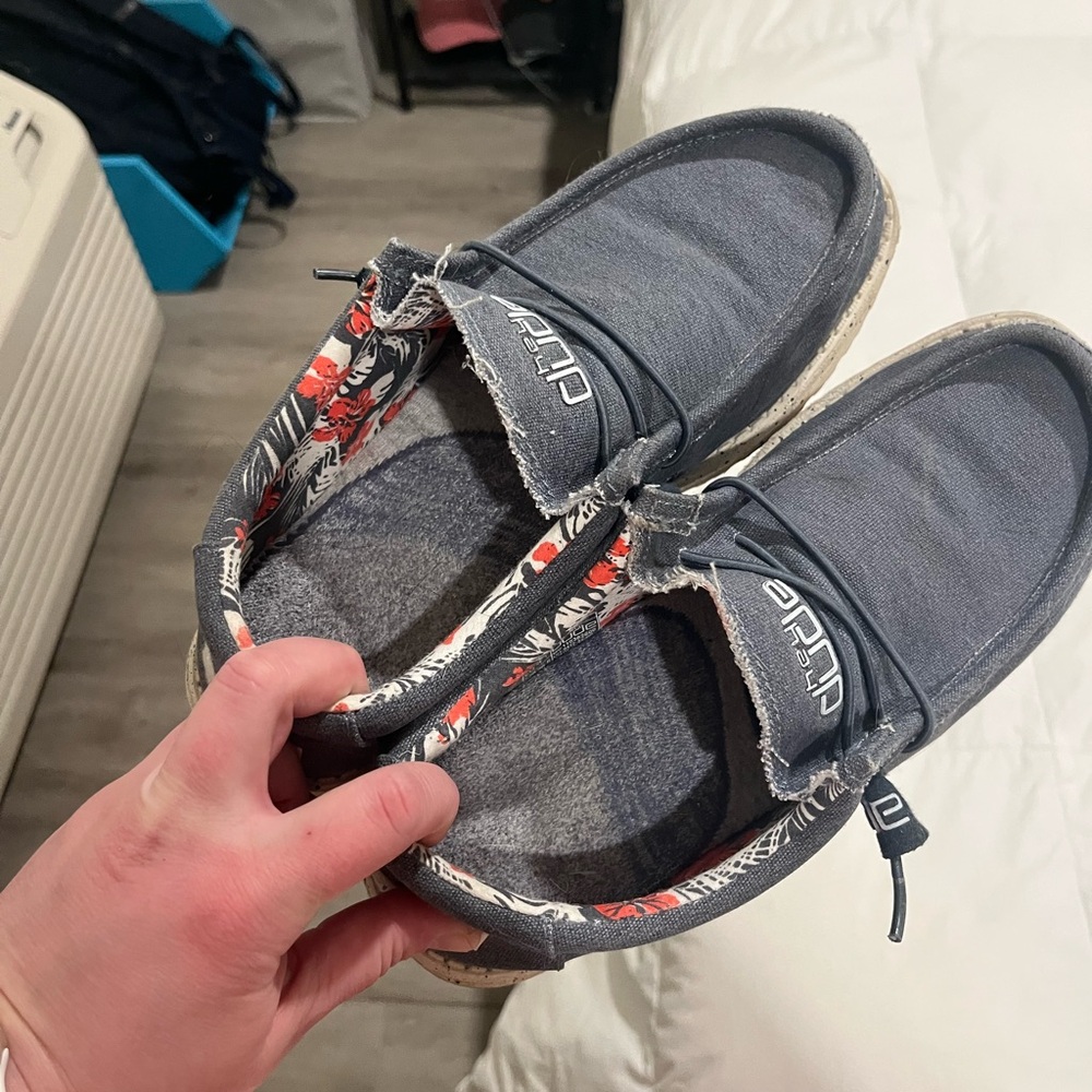 Hey Dude Kids Gray Casual Shoes